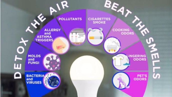 Arriva la lampadina “green” che uccide i batteri prevenendo le allergie