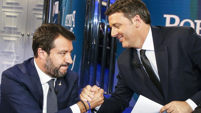 Renzi-Lega, asse per far saltare Conte in piena emergenza