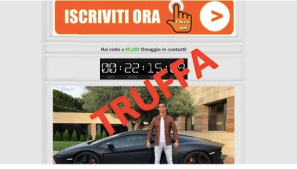 truffa ronaldo