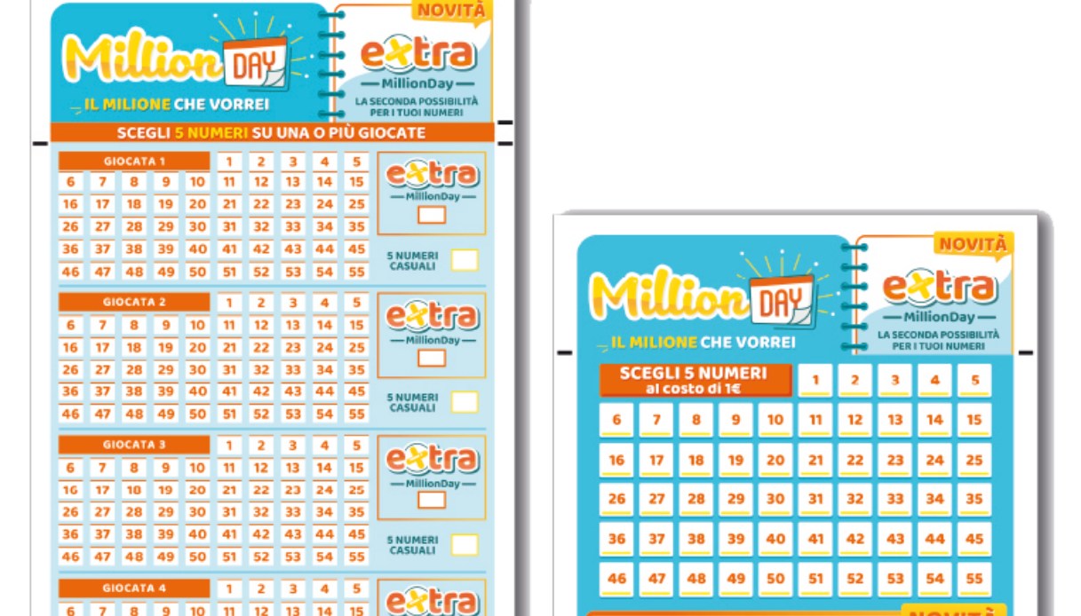 MillionDAY and MillionDAY Extra, drawing at 20.30 Sunday 16th July – QuiFinanza