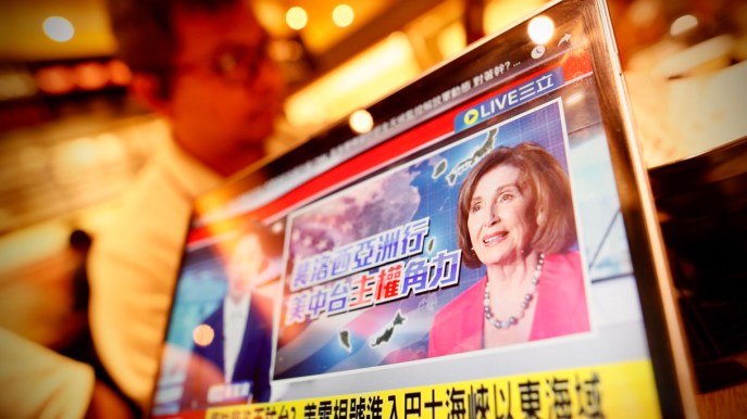 Nancy Pelosi a Taiwan, altissima tensione Usa-Cina. Aerei da guerra pronti