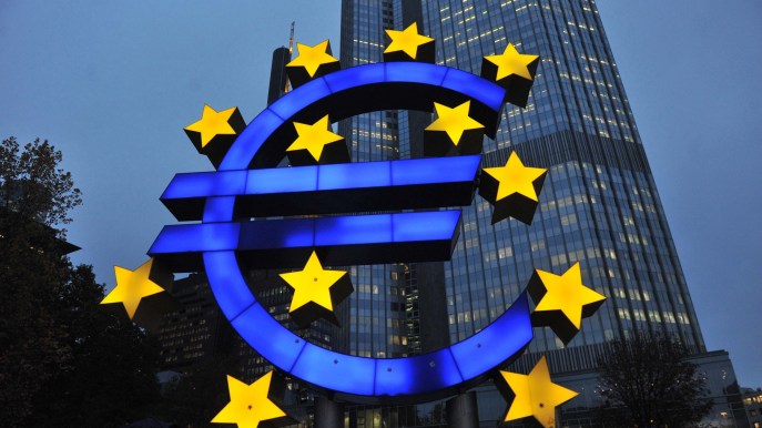 Eurozona, aumentano rischi per stabilità finanziaria. Problemi da ridotta liquidità mercati