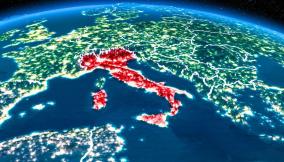 Italia vicina al cerchio di fuoco