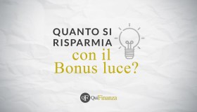Quanto si risparmia con il bonus luce