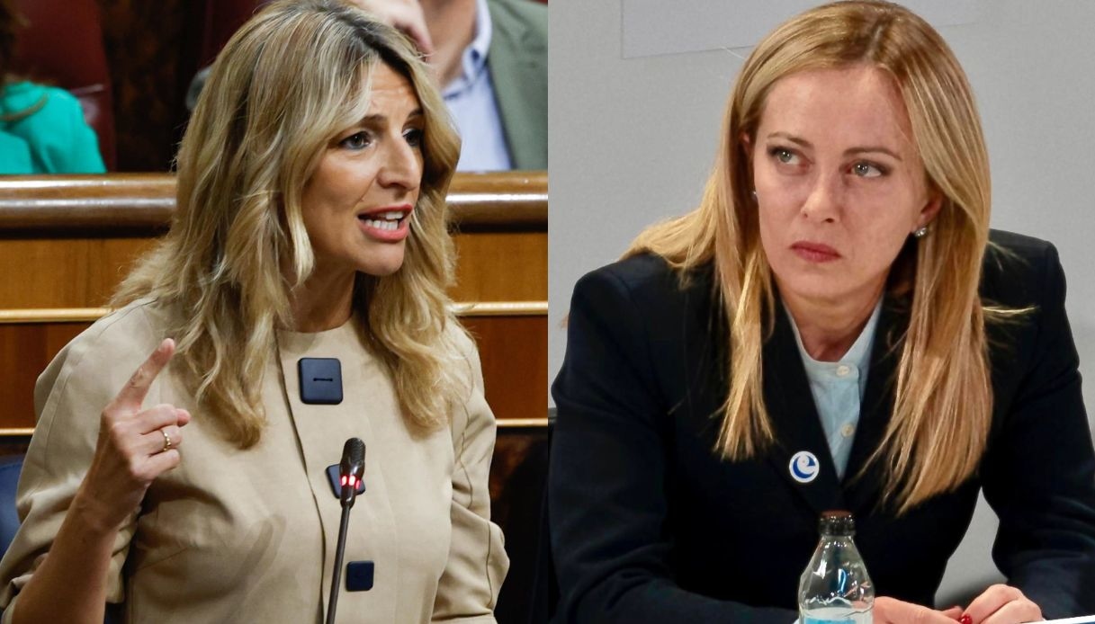 Le accuse di Yolanda Diaz a Giorgia Meloni