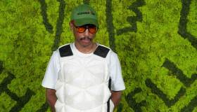 Pharrell Williams lancia la collezione “glamping” con Moncler