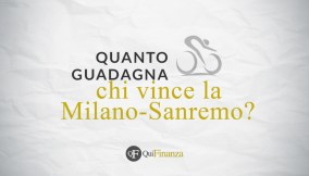 Quanto guadagna vincitore milano-sanremo