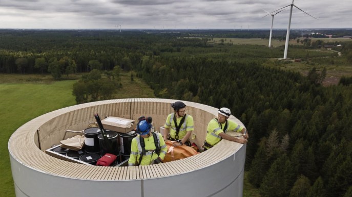 In Svezia le nuove pale eoliche sono di legno