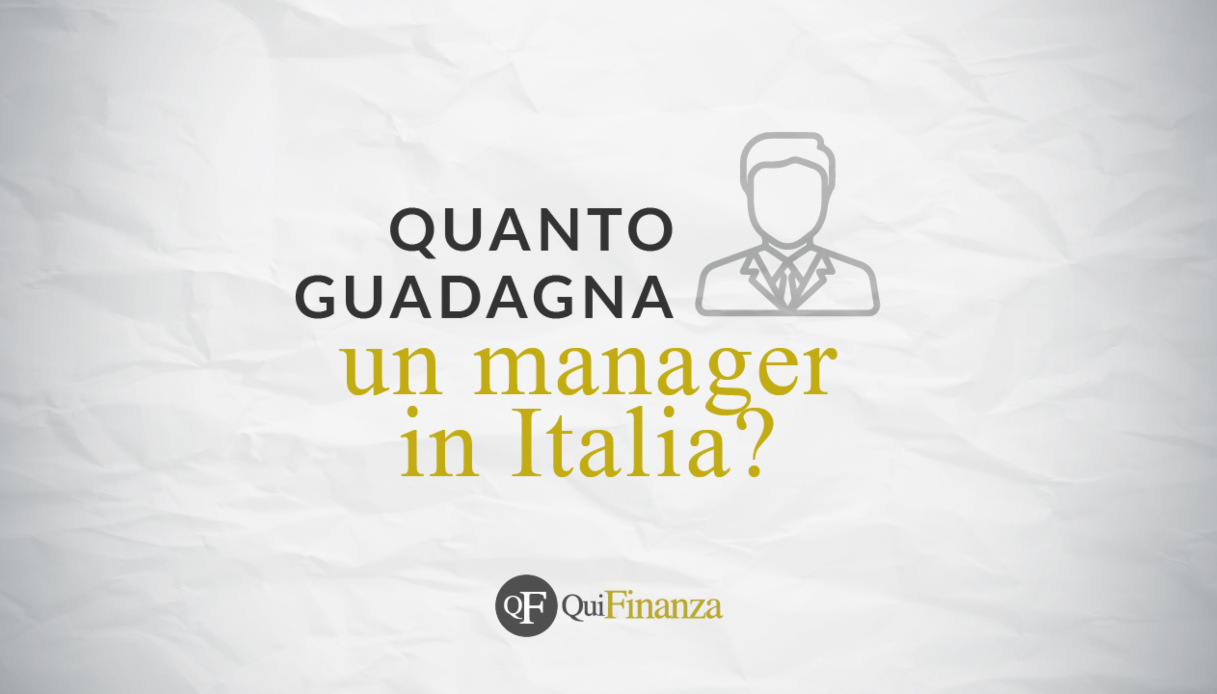 Quanto guadagna un manager in Italia