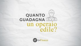 Quanto guadagna operaio edile