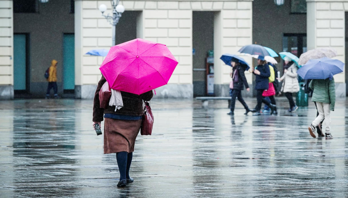 Dove nevica e dove è prevista pioggia battente: le allerte meteo in arrivo