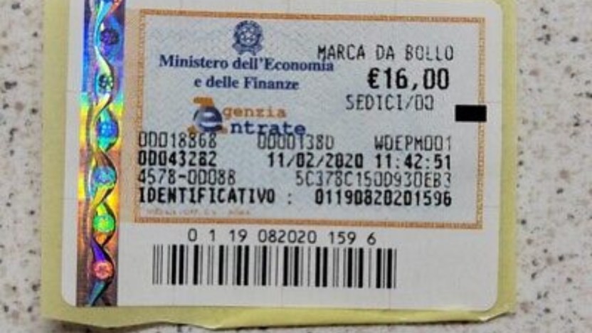 Dove comprare la marca da bollo da 16 euro e quando usarla