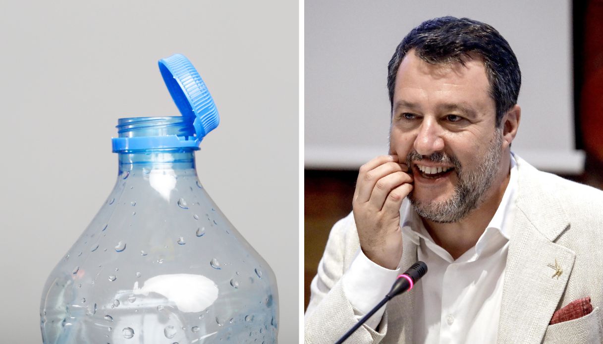 Perché i tappi di plastica sono attaccati alle bottiglie (e cosa c’entra Salvini)