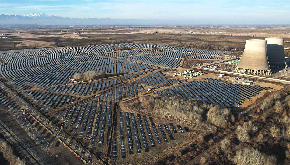 A Trino (Vercelli) un parco solare da record, fornisce energia a 47.000 famiglie