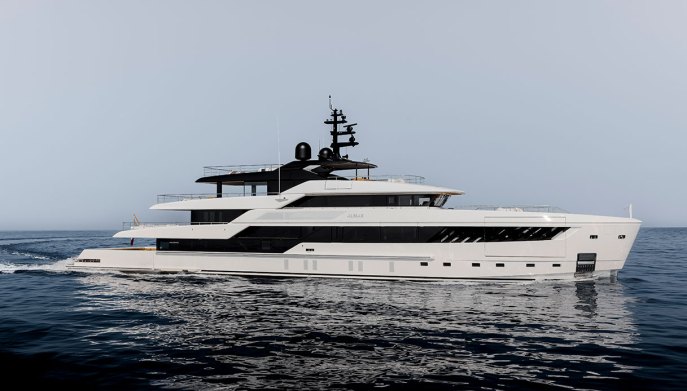 Superyacht 50Steel del Gruppo Sanlorenzo