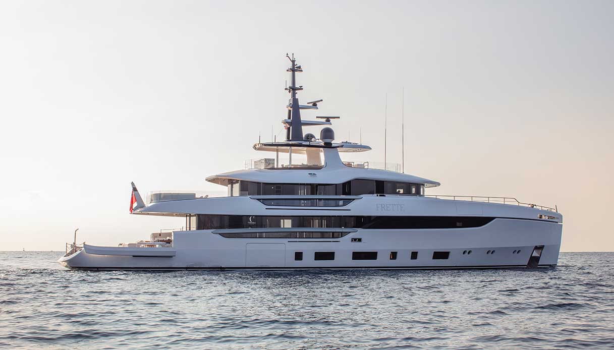 M/Y Frette: un superyacht che nasce come un completo … cucito su misura!