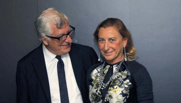 Patrizio Bertelli e Miuccia Prada nella classifica dei manager più pagati d'Italia