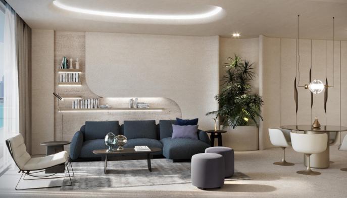 Natuzzi Harmony Residences a Dubai, gli interni