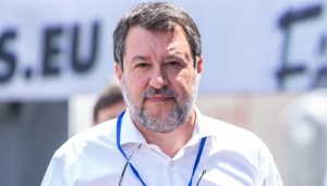 Salvini propone i canoni dimezzati per i balneari. In foto: Matteo Salvini