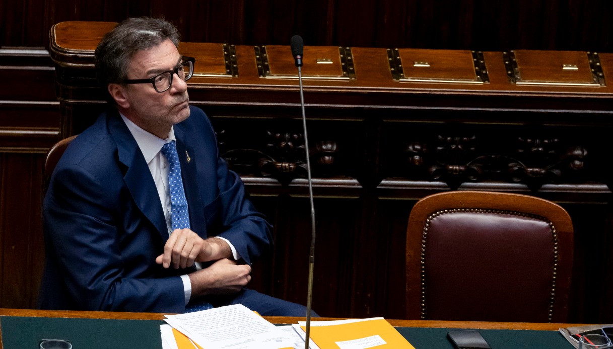 Il ministro dell'Economia Giorgetti