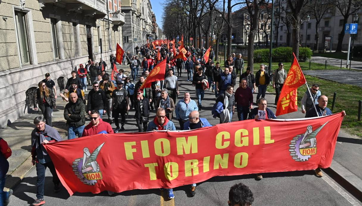 Corteo dei metalmeccanici