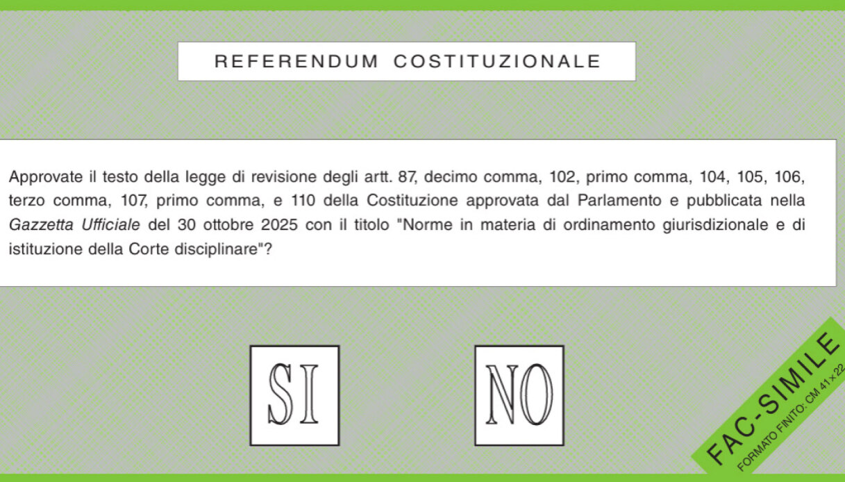 referendum giustizia riforma come si vota