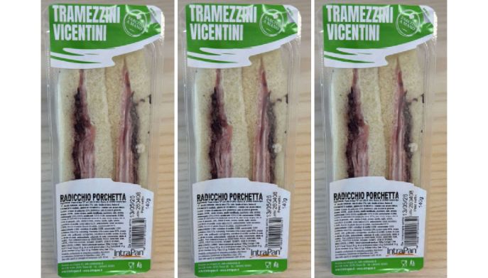 Richiamo tramezzini Intrapan