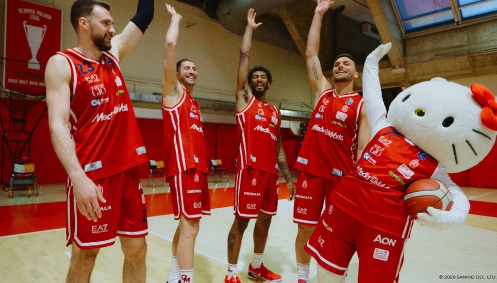 Hello Kitty e Olimpia Milano 