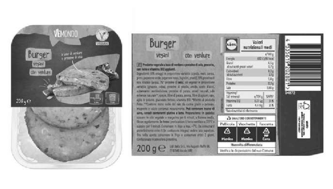 Richiamo di Burger vegani con verdure Vemondo