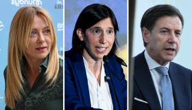 Nei sondaggi politici di oggi Meloni, Schlein e Conte perdono consenso: ecco chi sale