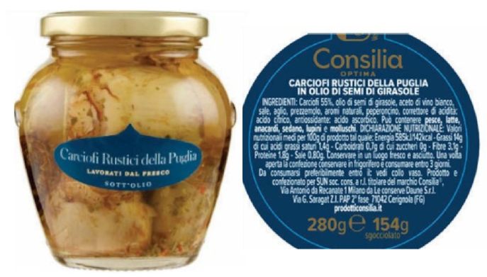 Richiamo di Carciofi alla contadina Consilia Optima