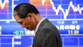 Borsa di Tokyo in calo con il petrolio verso 96 dollari