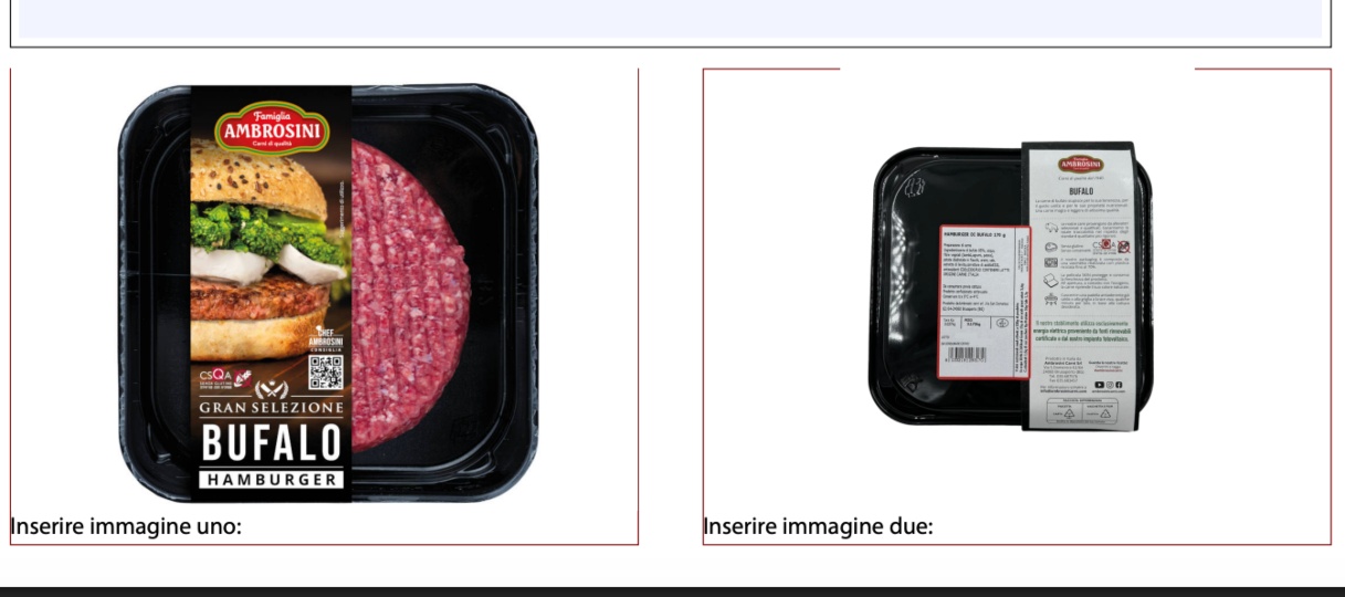 Richiamo hamburger.