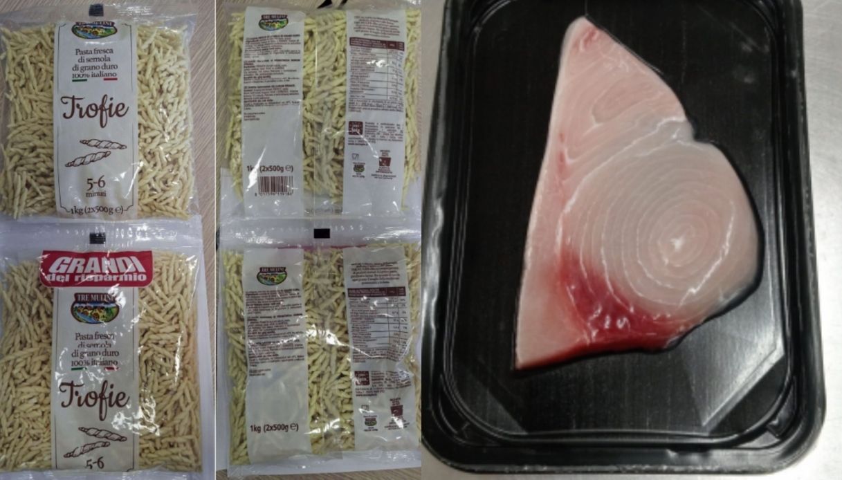 Richiami alimentari al supermercato: pasta e pesce da non consumare